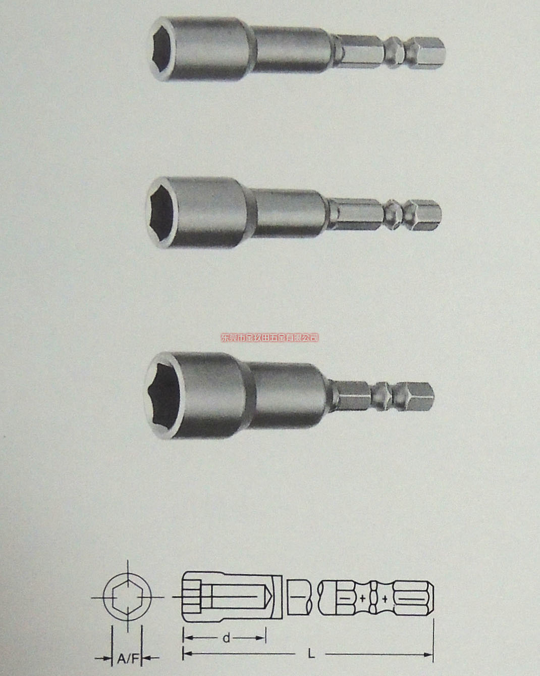 METRIC 1/4套筒工业级起子头